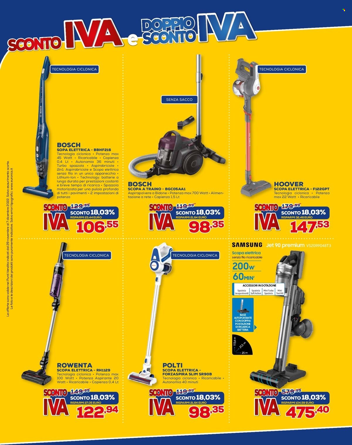 Volantino Euronics - 29/11/2022 - 7/12/2022. Pagina 23