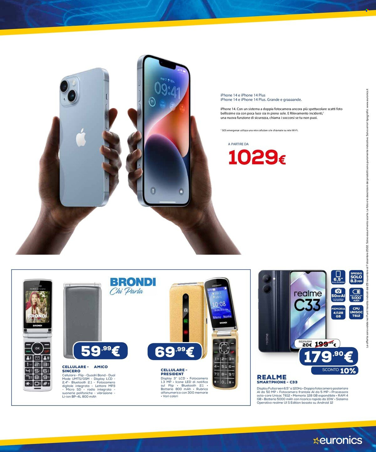 Volantino Euronics - 29/11/2022 - 7/12/2022. Pagina 3