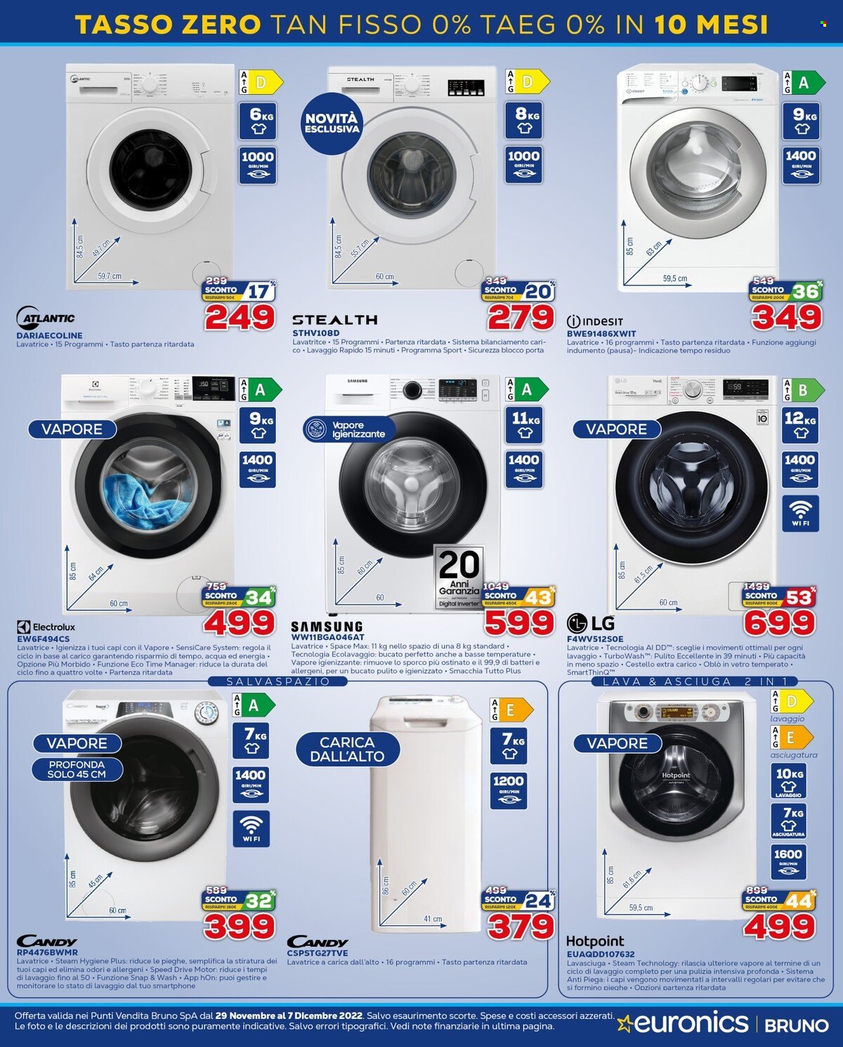 Volantino Euronics - 29/11/2022 - 7/12/2022. Pagina 29