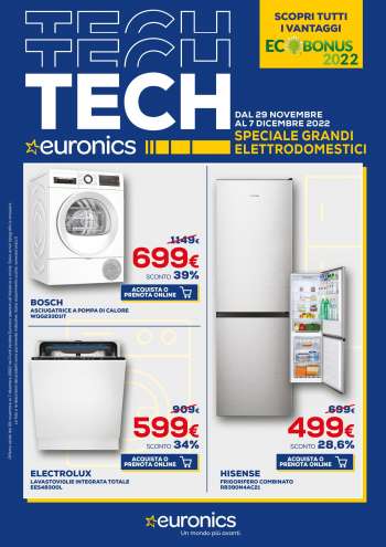 Volantino Euronics - 29/11/2022 - 7/12/2022.