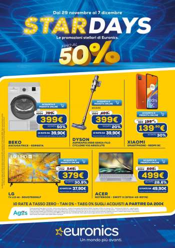 Volantino Euronics - 29/11/2022 - 7/12/2022.