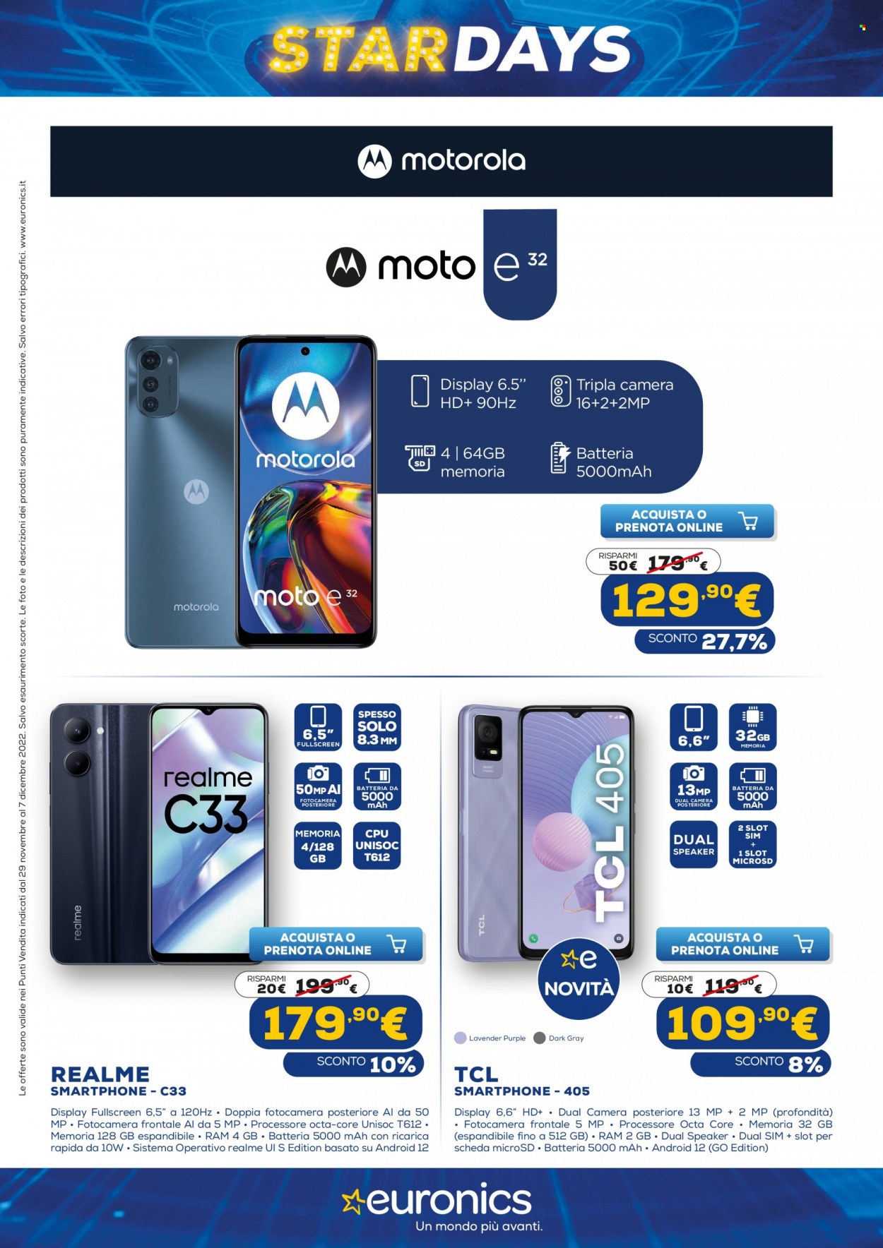 Volantino Euronics - 29/11/2022 - 7/12/2022. Pagina 4