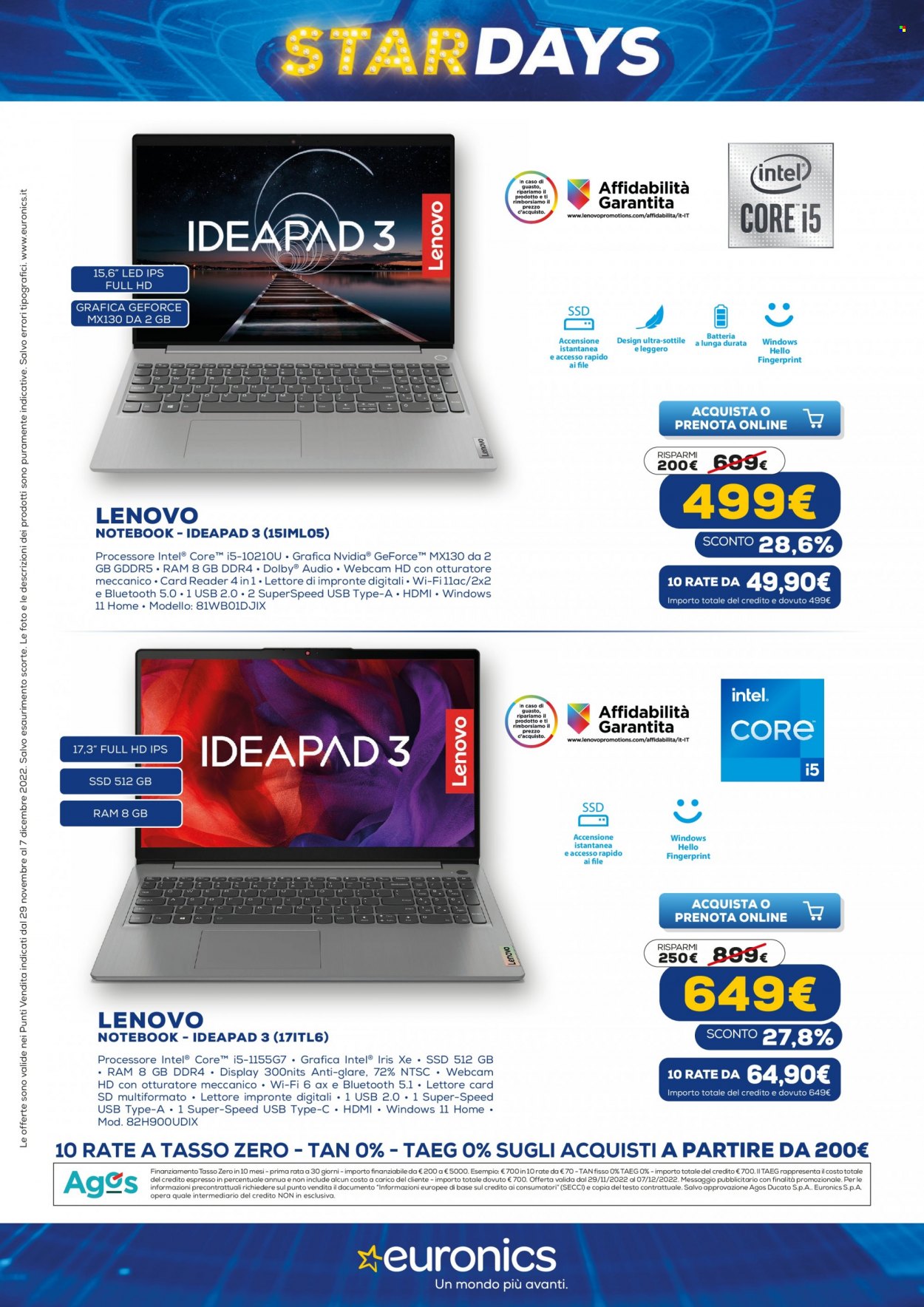 Volantino Euronics - 29/11/2022 - 7/12/2022. Pagina 6