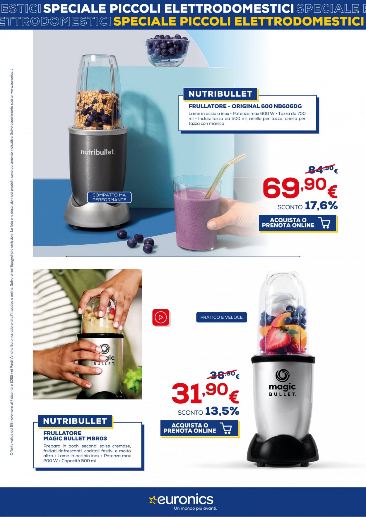 Volantino Euronics - 29/11/2022 - 7/12/2022. Pagina 8