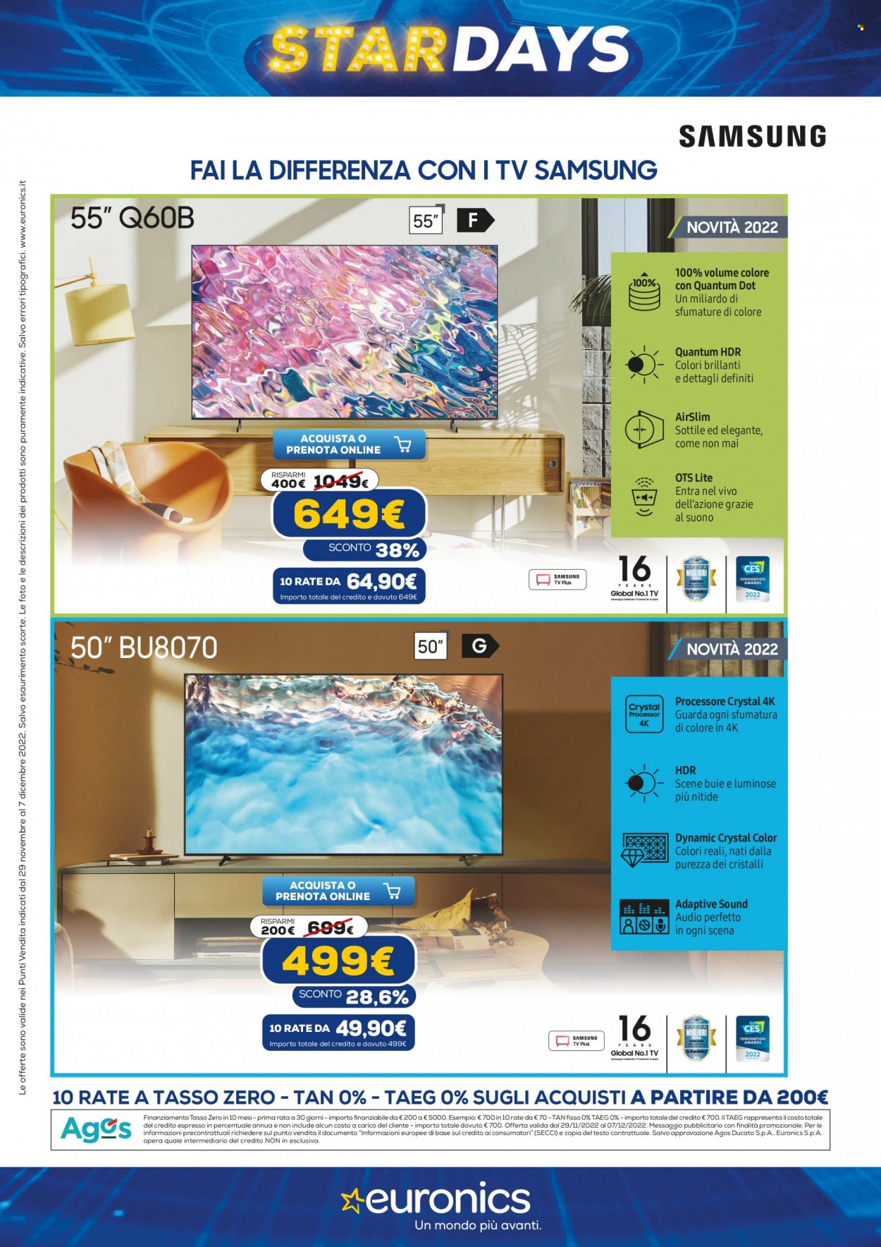 Volantino Euronics - 29/11/2022 - 7/12/2022. Pagina 17