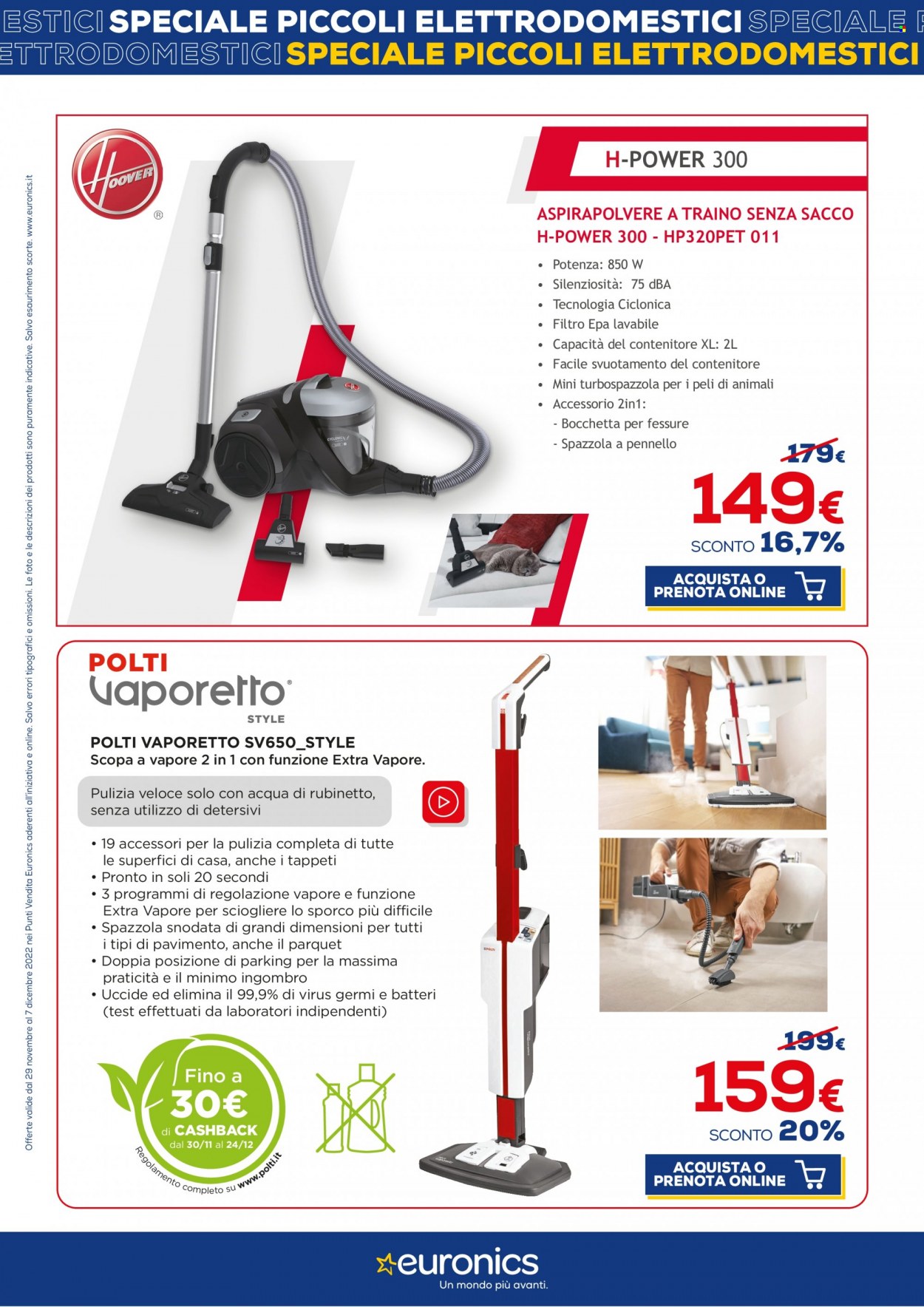 Volantino Euronics - 29/11/2022 - 7/12/2022. Pagina 18