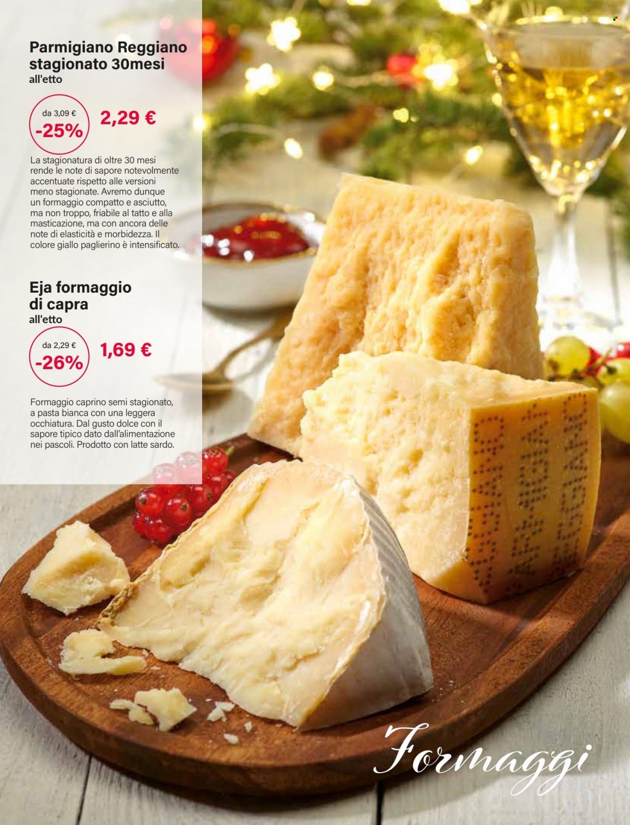 thumbnail - Volantino Iperal - 1/12/2022 - 31/12/2022 - Prodotti in offerta - formaggio, caprino, parmigiano, formaggio di capra. Pagina 25.