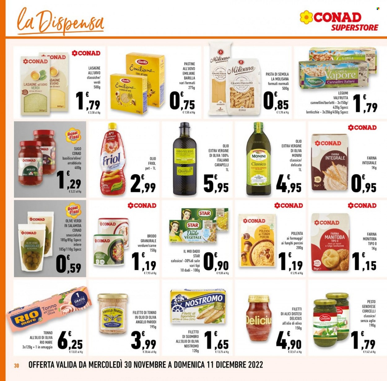 Volantino Conad - 30/11/2022 - 13/12/2022. Pagina 30