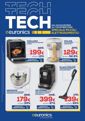 Volantino Euronics - 29/11/2022 - 7/12/2022.