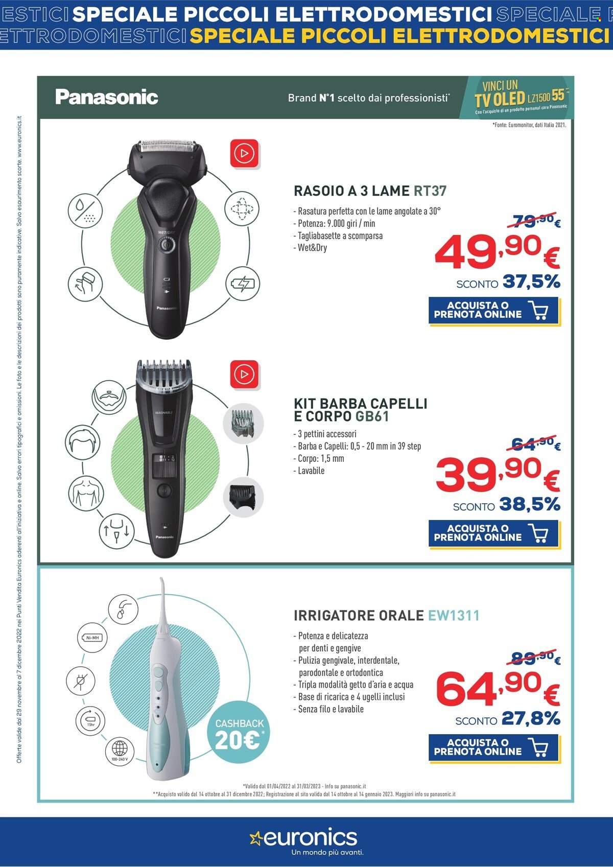 Volantino Euronics - 29/11/2022 - 7/12/2022. Pagina 13
