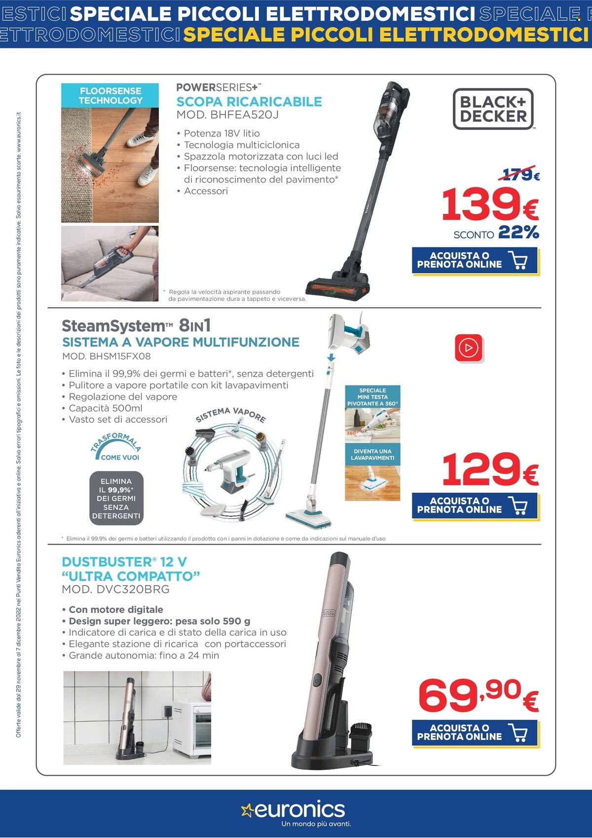 Volantino Euronics - 29/11/2022 - 7/12/2022. Pagina 16