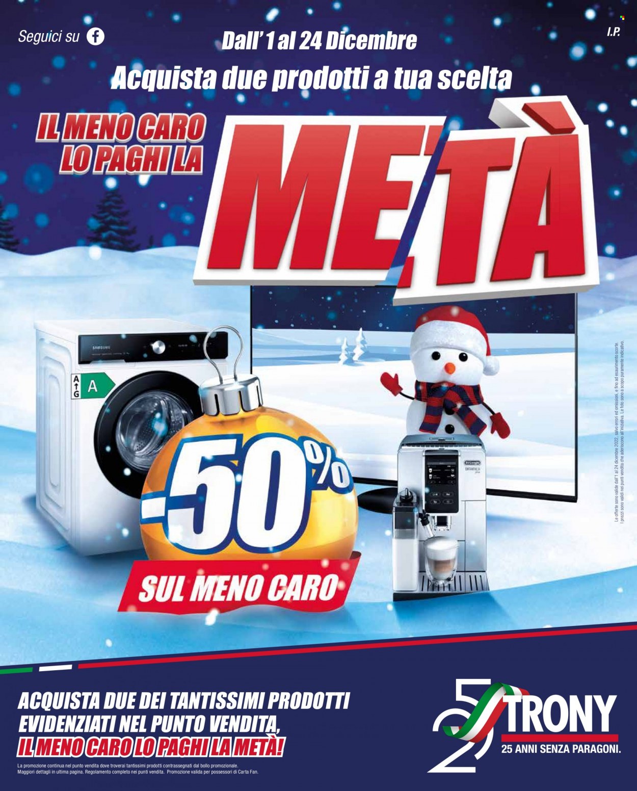 Volantino Trony - 1/12/2022 - 24/12/2022. Pagina 1