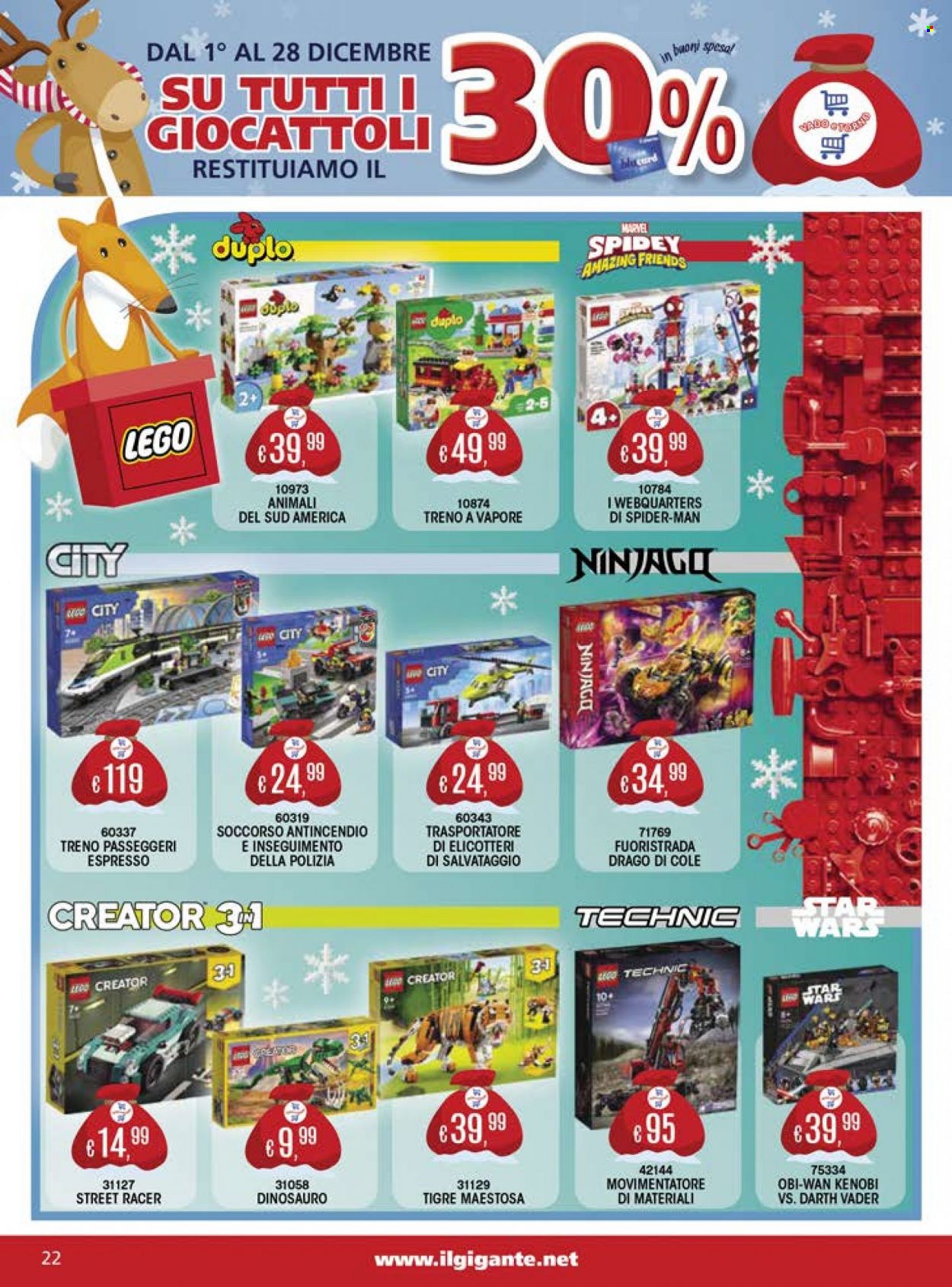 Volantino Il Gigante - 1/12/2022 - 28/12/2022. Pagina 22
