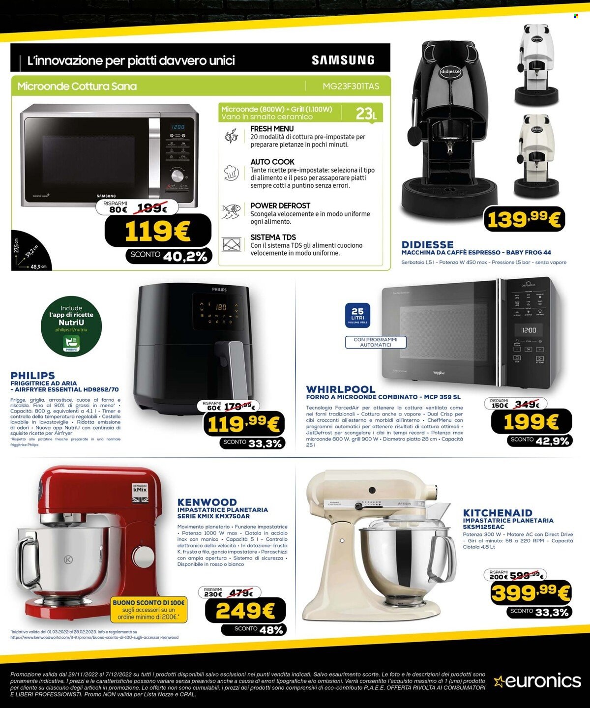 Volantino Euronics - 29/11/2022 - 7/12/2022. Pagina 29