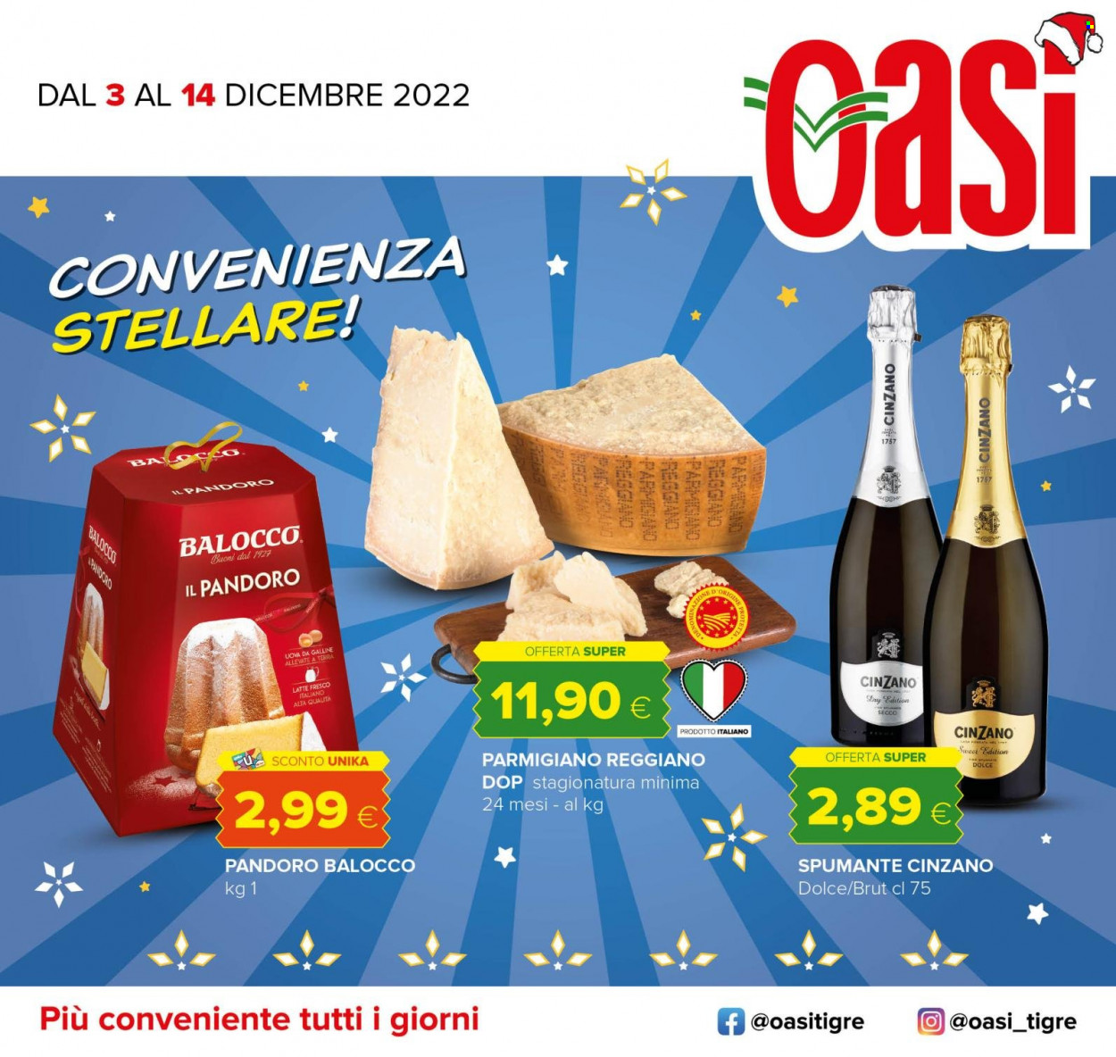 Volantino Oasi - 3/12/2022 - 14/12/2022. Pagina 1