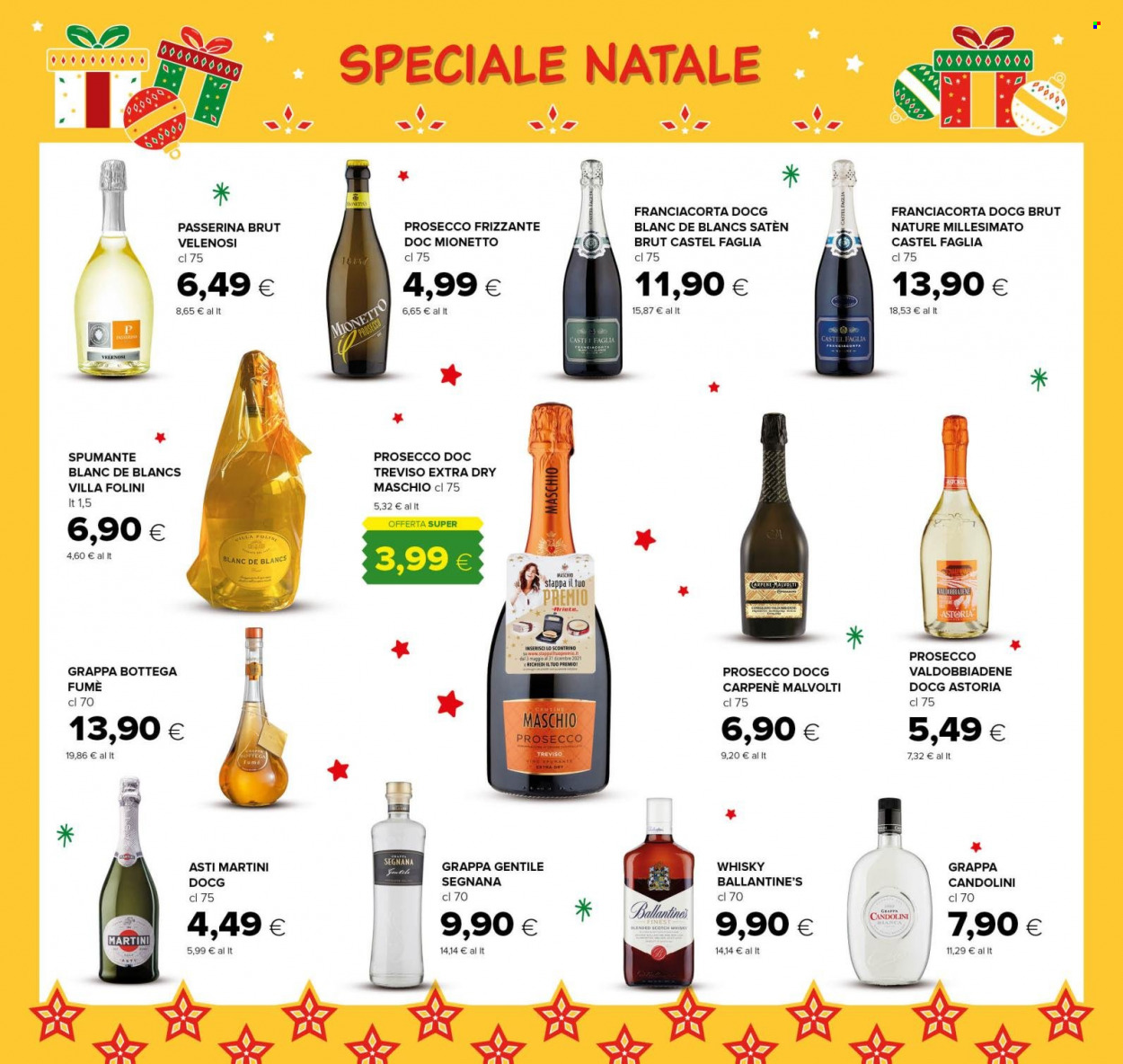 thumbnail - Volantino Oasi - 3/12/2022 - 14/12/2022 - Prodotti in offerta - Martini, Valdobbiadene, Spumante, Prosecco, whisky, grappa. Pagina 8.
