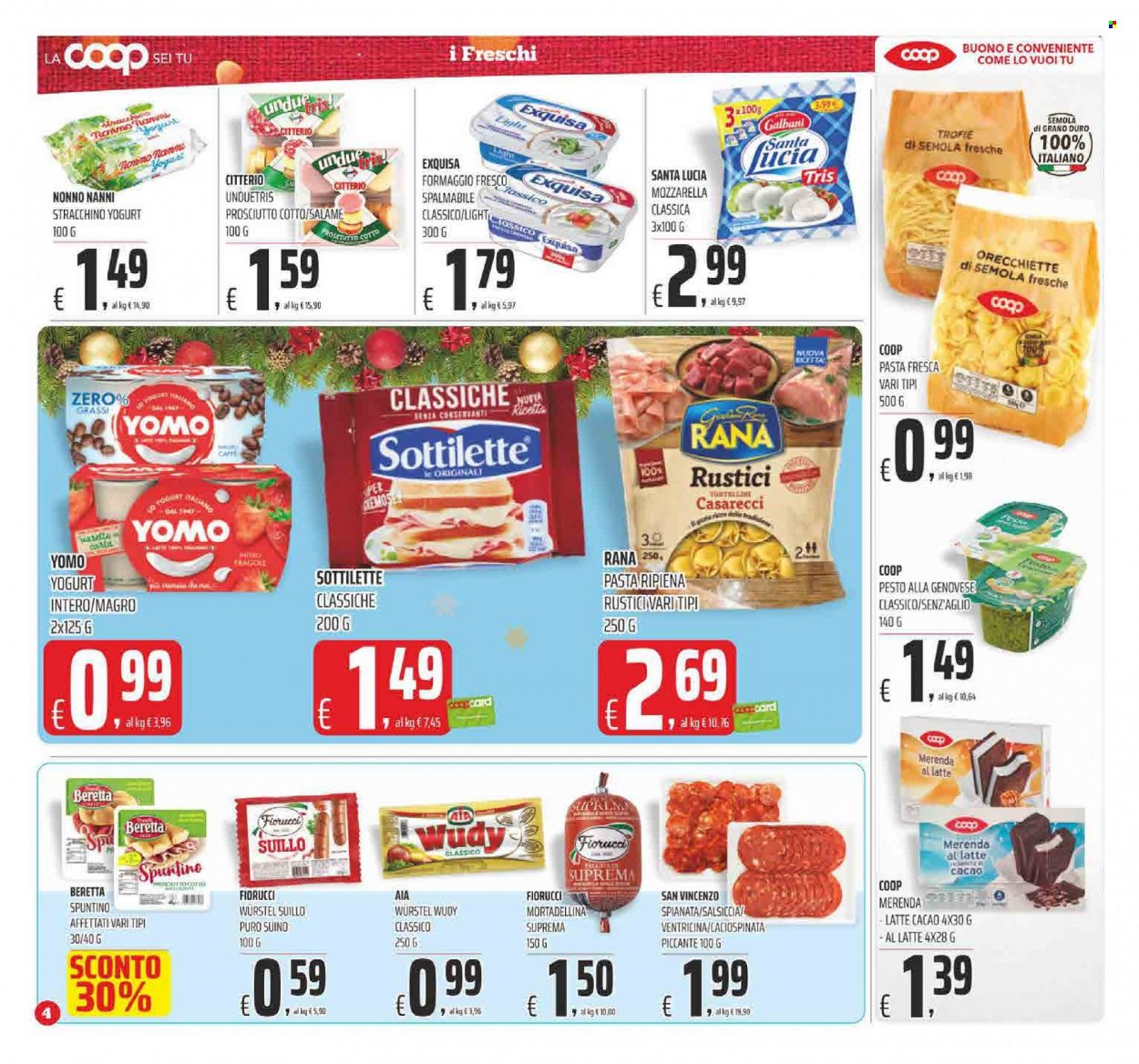Leták Coop - 2.12.2022 - 13.12.2022. Strana 4