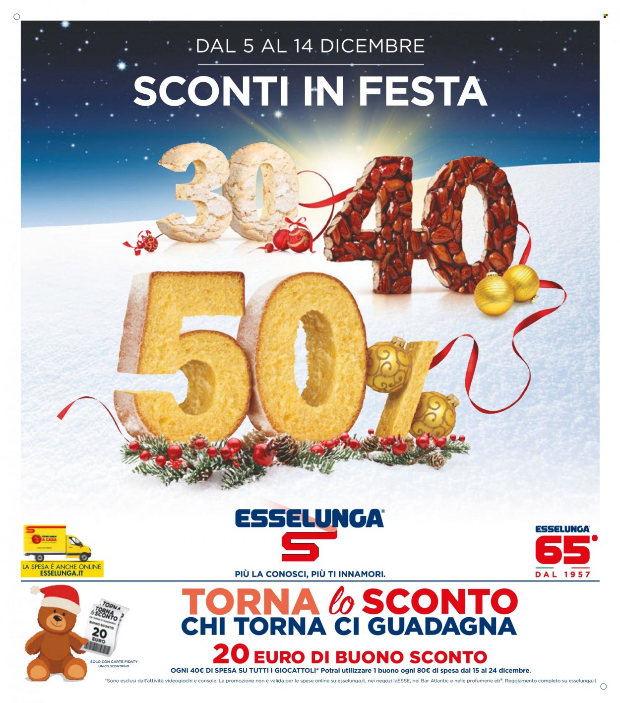 Volantino Esselunga - 5/12/2022 - 14/12/2022. Pagina 1