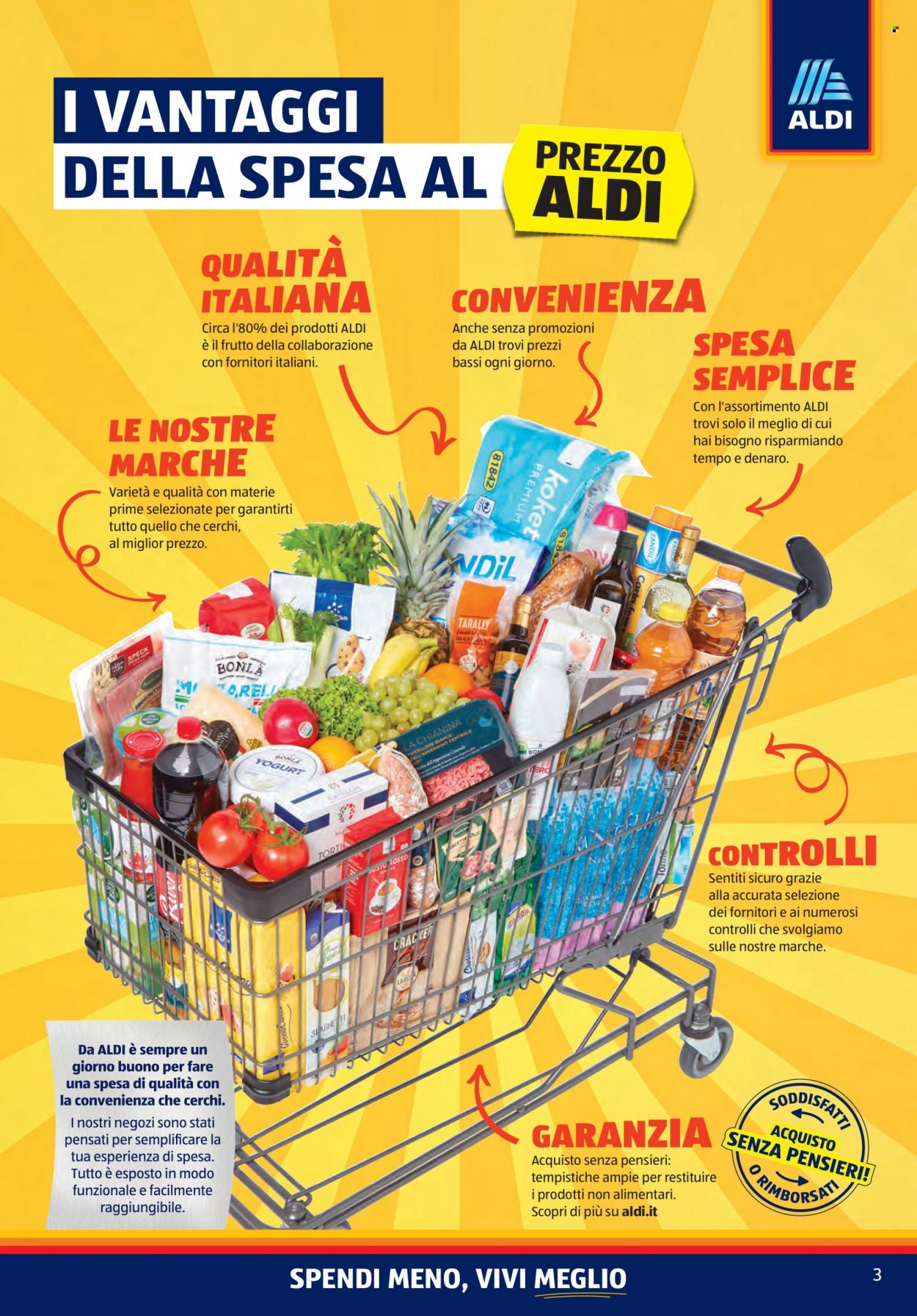 thumbnail - Volantino Aldi - 15/12/2022 - 24/12/2022 - Prodotti in offerta - crackers, speck, yogurt. Pagina 3.