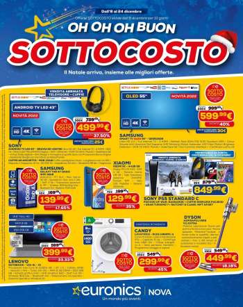 Volantino Euronics - 8/12/2022 - 24/12/2022.