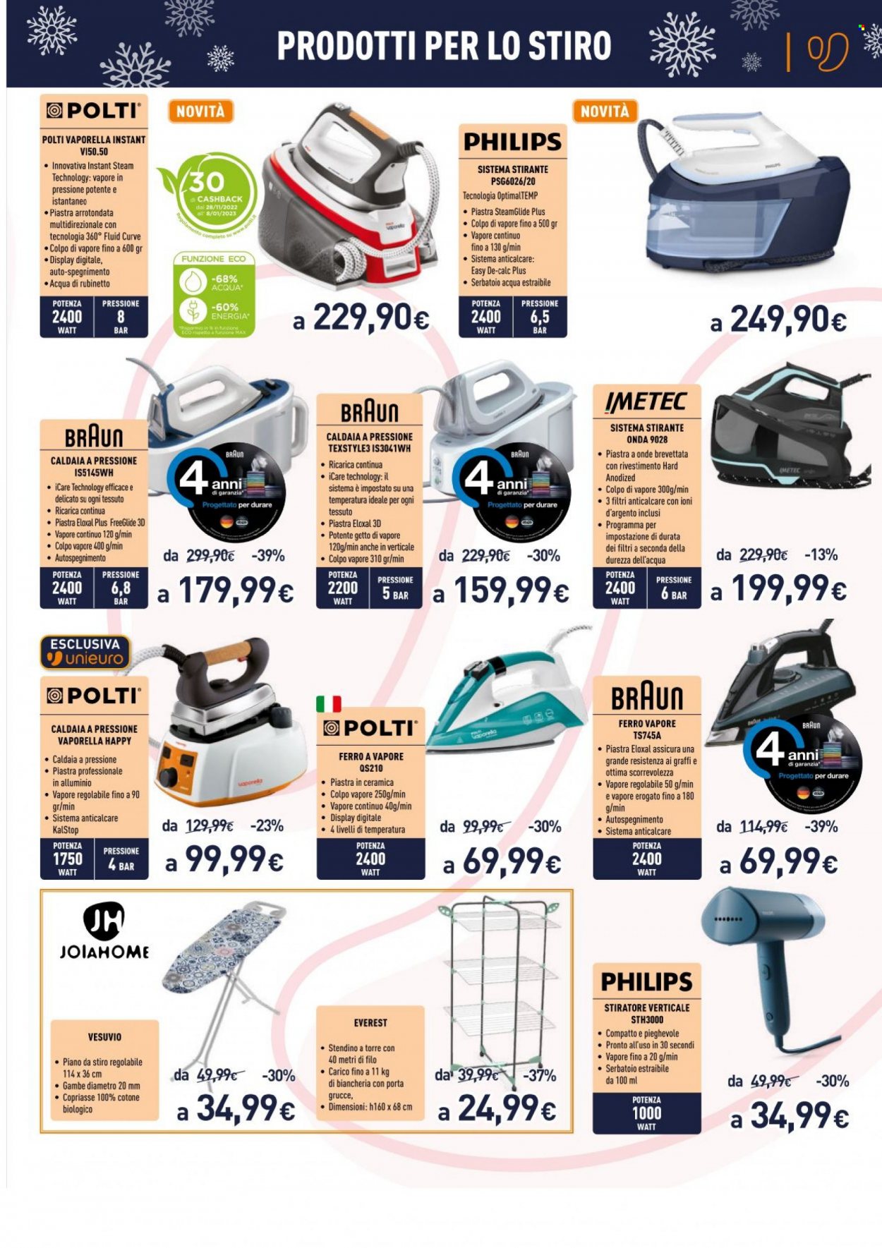 Volantino Unieuro - 9/12/2022 - 27/12/2022. Pagina 23