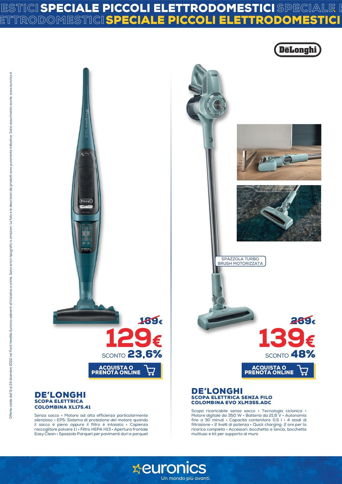 Volantino Euronics - 8/12/2022 - 24/12/2022. Pagina 22