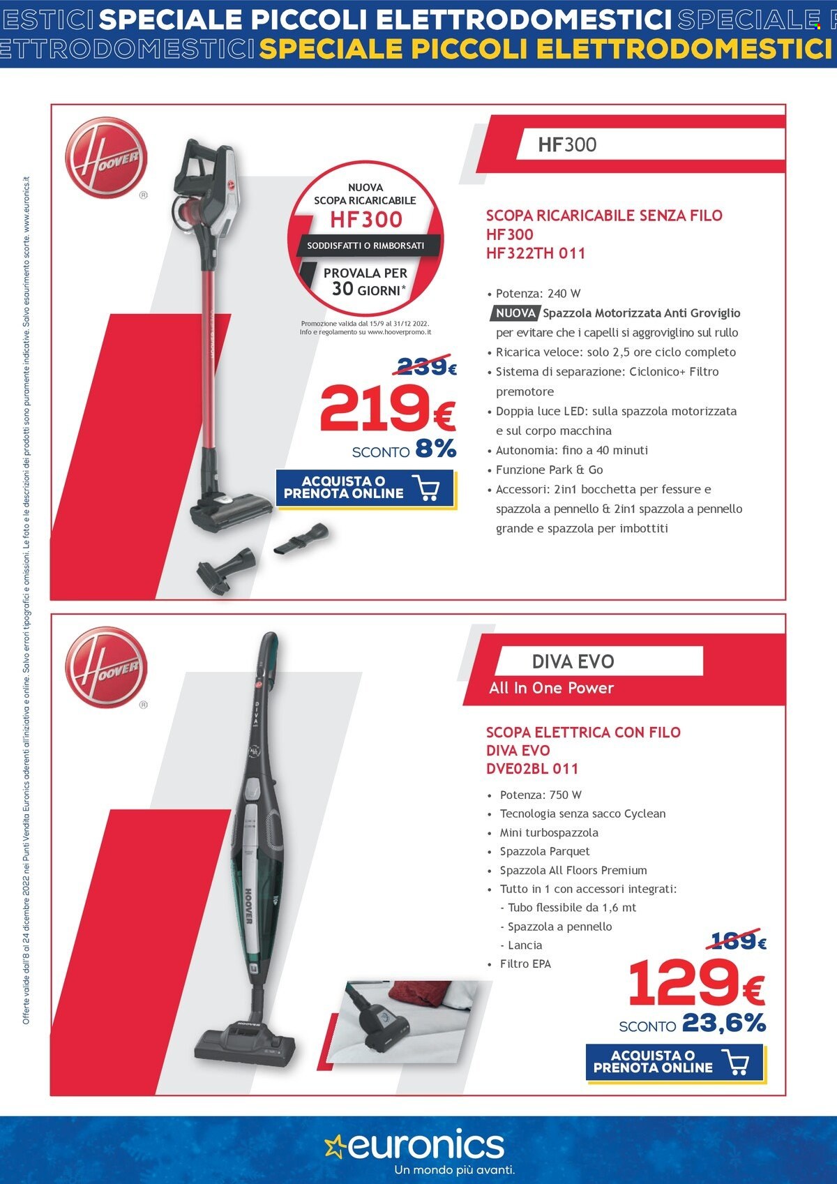 Volantino Euronics - 8/12/2022 - 24/12/2022. Pagina 23