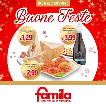 Volantino Famila - 12/12/2022 - 31/12/2022.