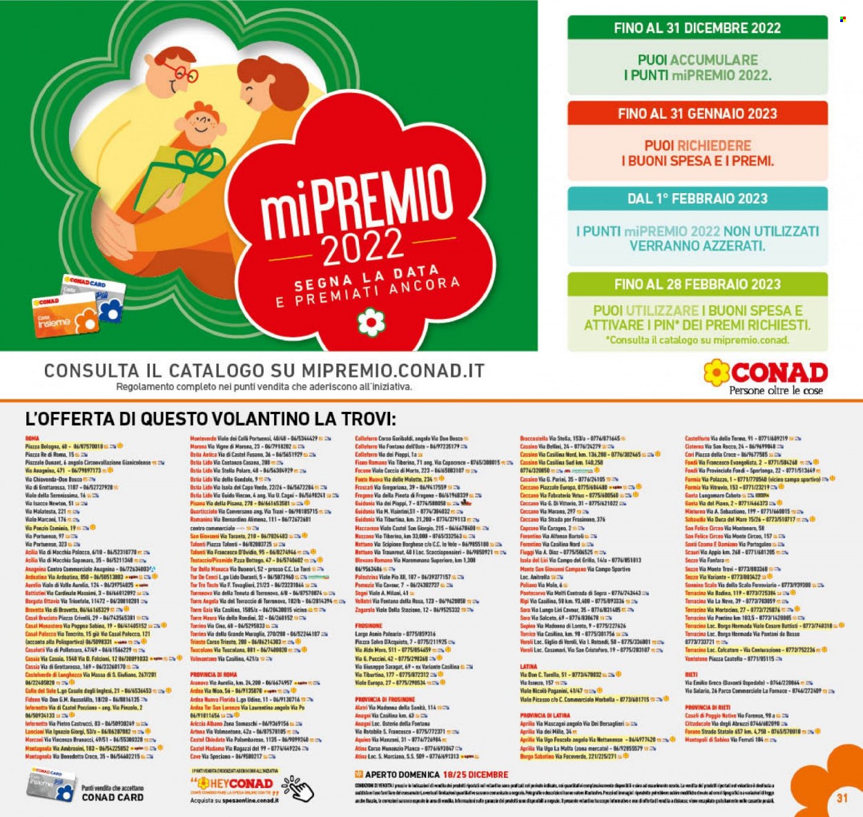 Volantino Conad - 12/12/2022 - 31/12/2022. Pagina 31