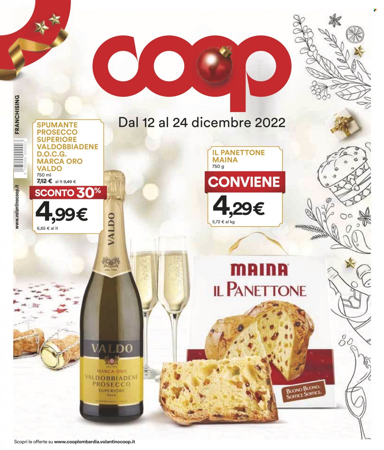 Leták Coop - 12.12.2022 - 24.12.2022. Strana 1