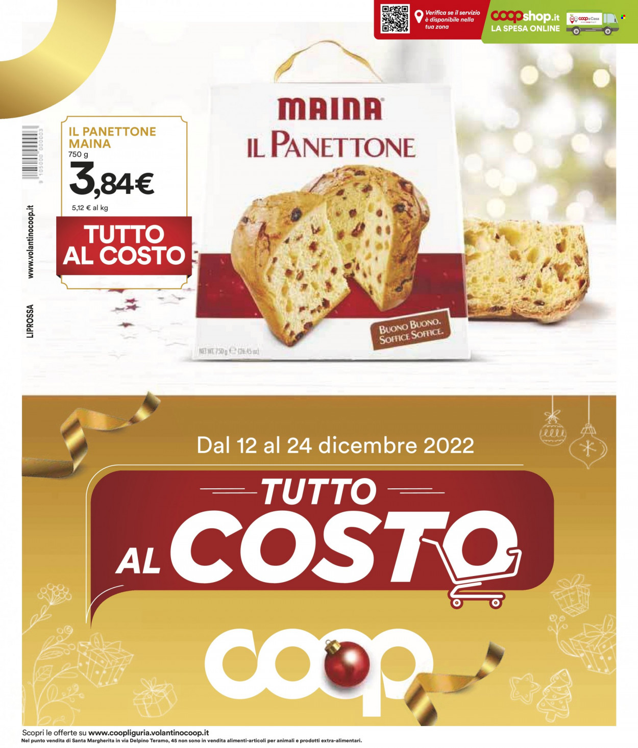 Leták Coop - 12.12.2022 - 24.12.2022. Strana 1