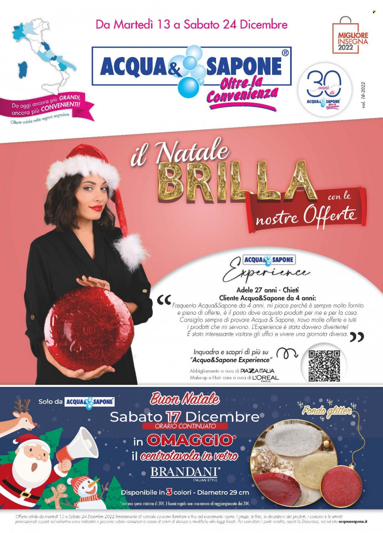 Volantino Acqua & Sapone - 13/12/2022 - 24/12/2022. Pagina 1