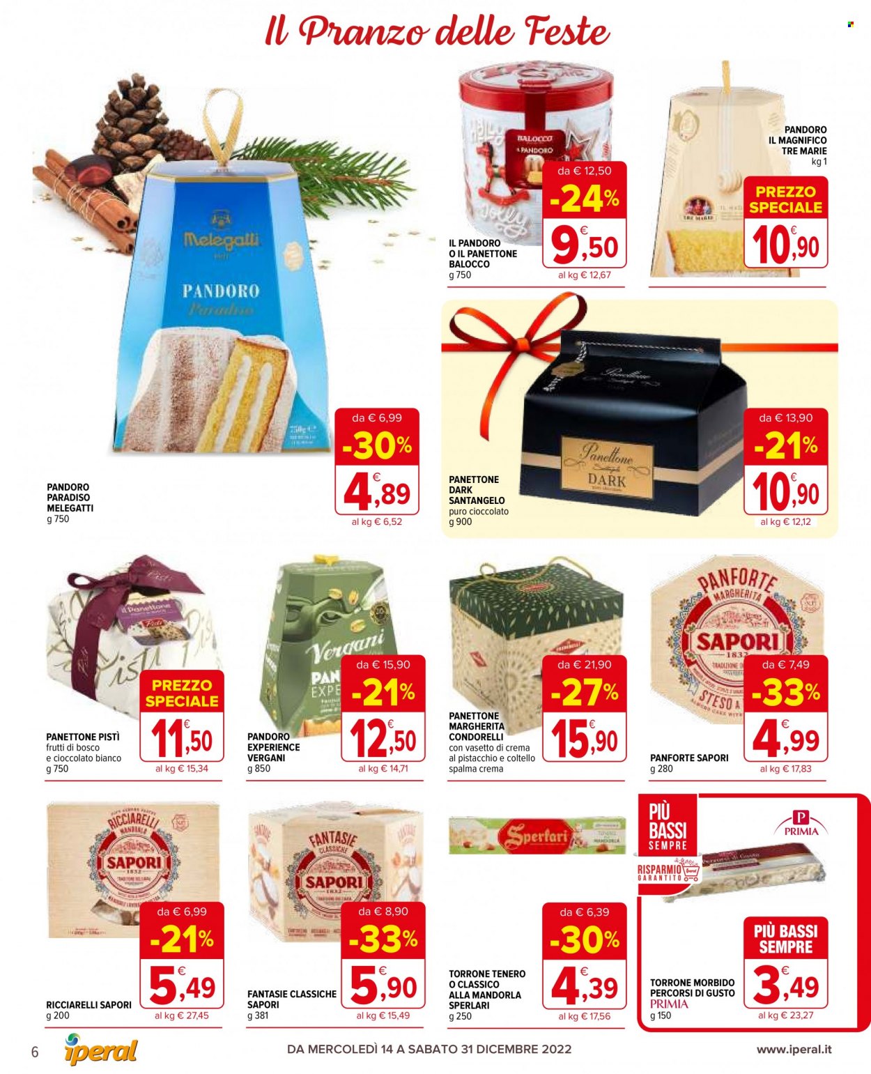 Volantino Iperal - 14/12/2022 - 31/12/2022. Pagina 6