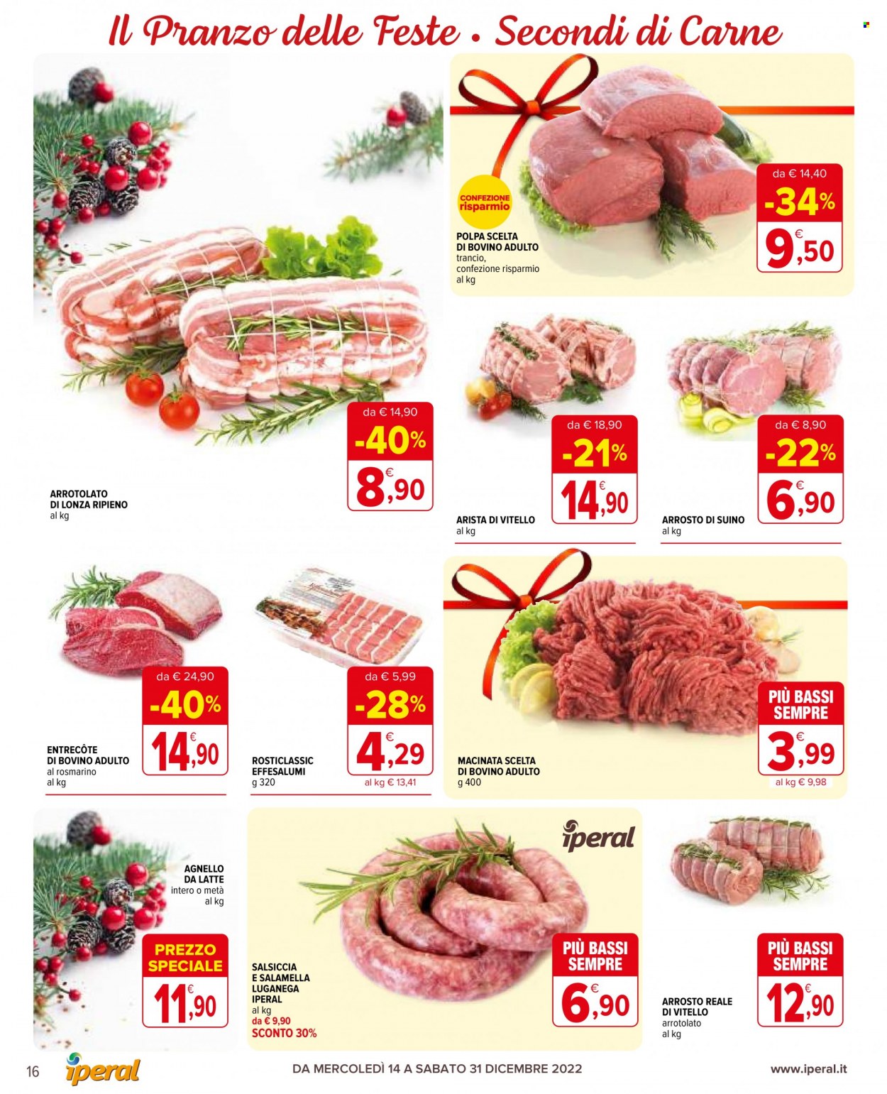 Volantino Iperal - 14/12/2022 - 31/12/2022. Pagina 16