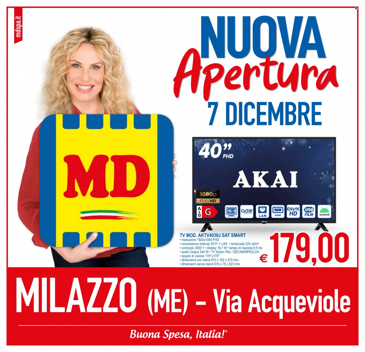 Leták MD Discount - 7.12.2022 - 18.12.2022. Strana 1