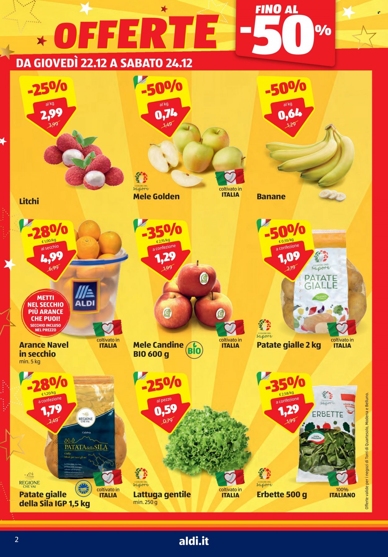 Volantino Aldi - 22/12/2022 - 31/12/2022. Pagina 2