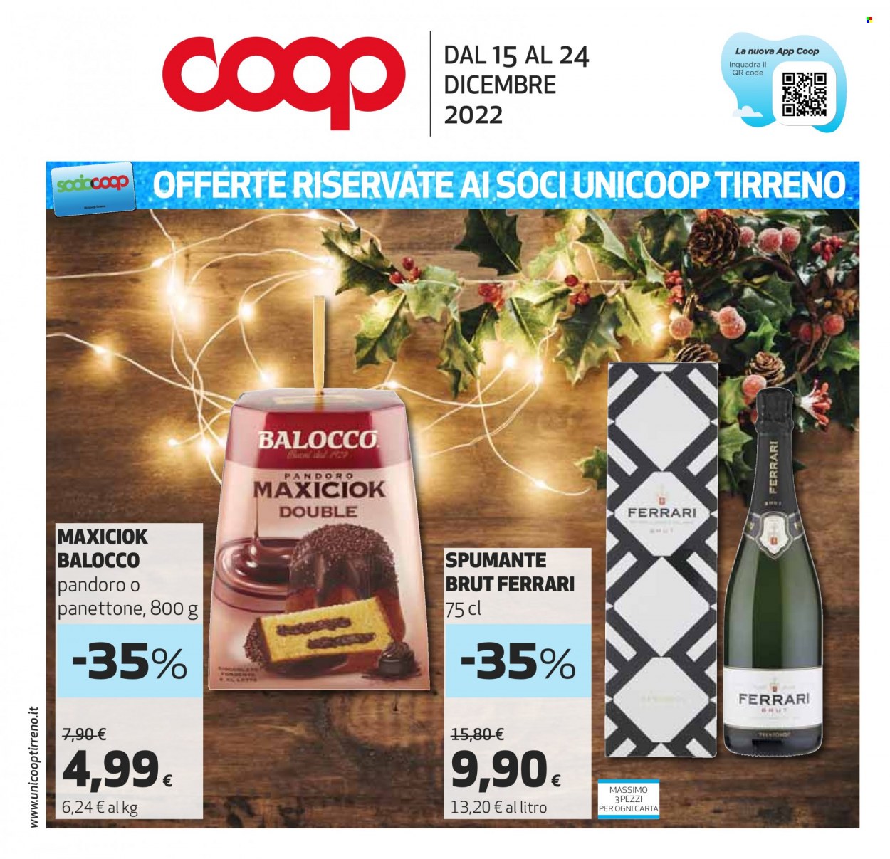 Leták Coop - 15.12.2022 - 24.12.2022. Strana 1