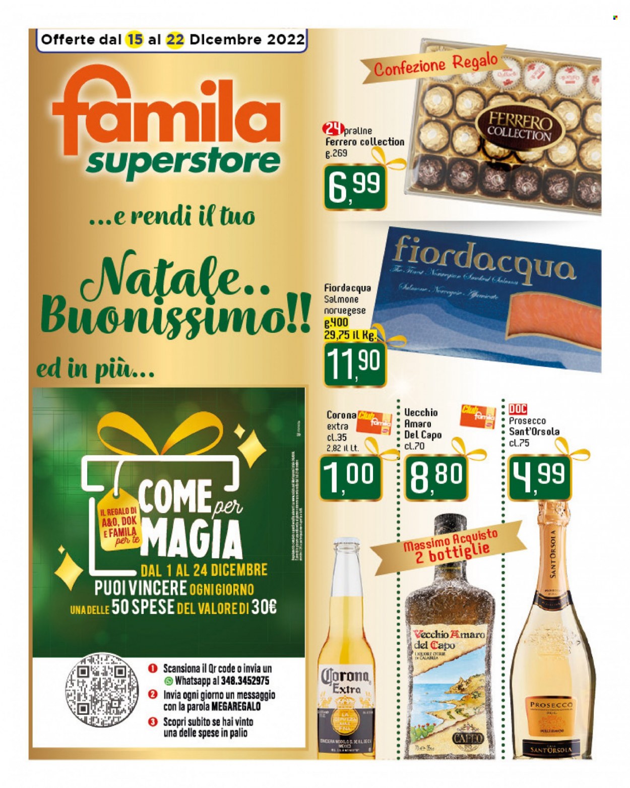 Volantino Famila - 15/12/2022 - 22/12/2022. Pagina 1