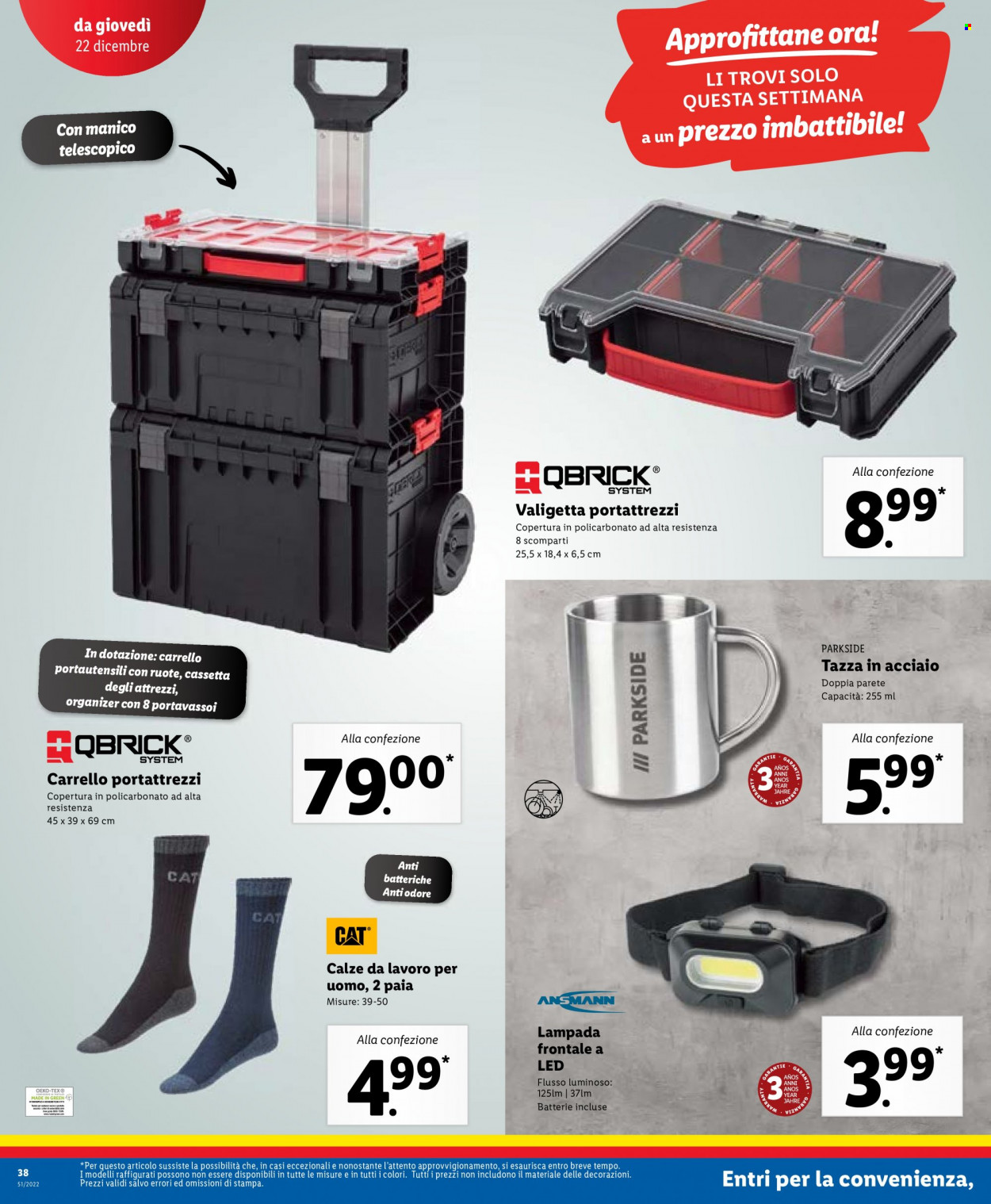 Volantino Lidl - 19/12/2022 - 24/12/2022. Pagina 38
