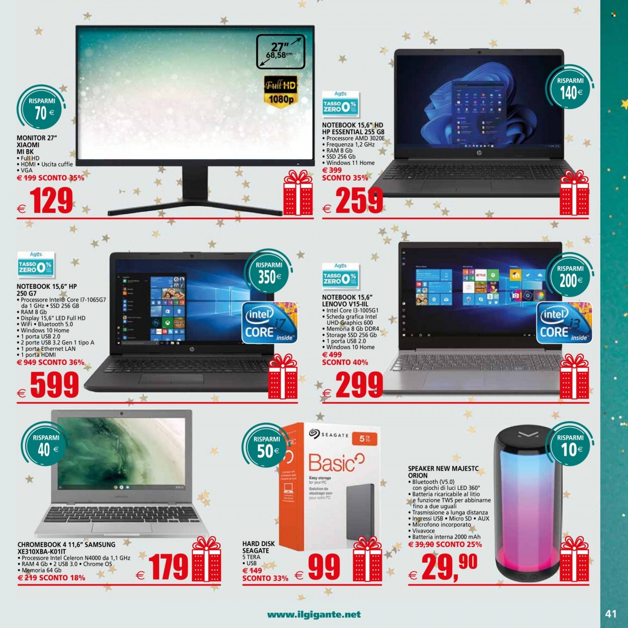 Volantino Il Gigante - 15/12/2022 - 31/12/2022. Pagina 41