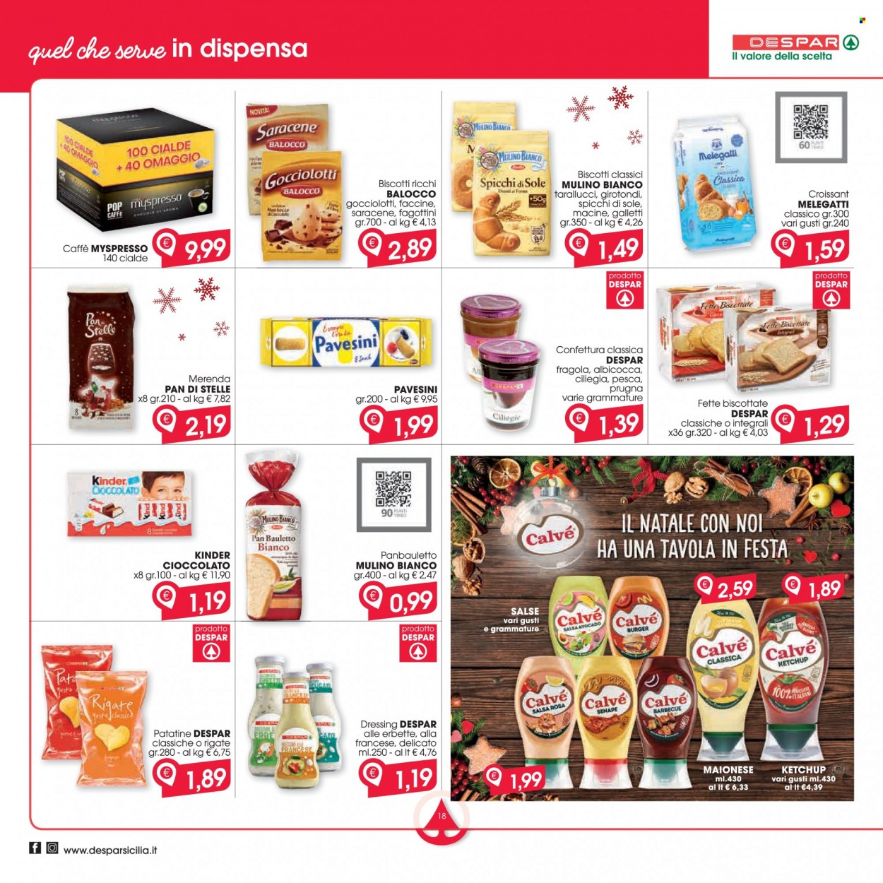 Volantino Despar - 15/12/2022 - 26/12/2022. Pagina 18