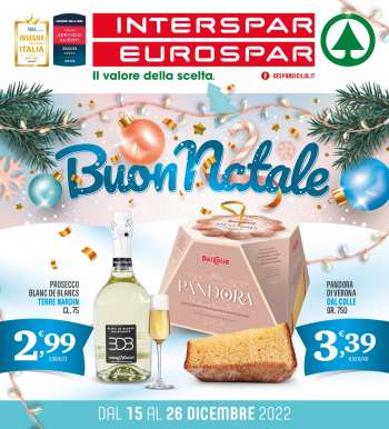 Volantino Eurospar - 15/12/2022 - 26/12/2022.
