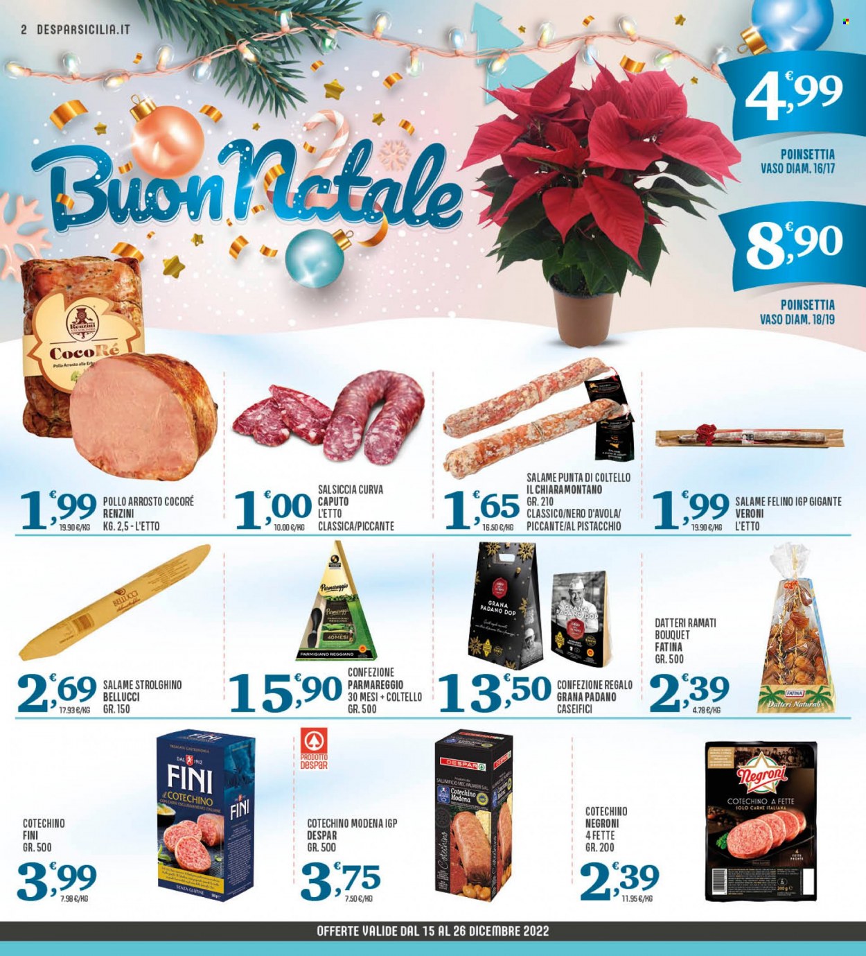 Volantino Eurospar - 15/12/2022 - 26/12/2022. Pagina 2