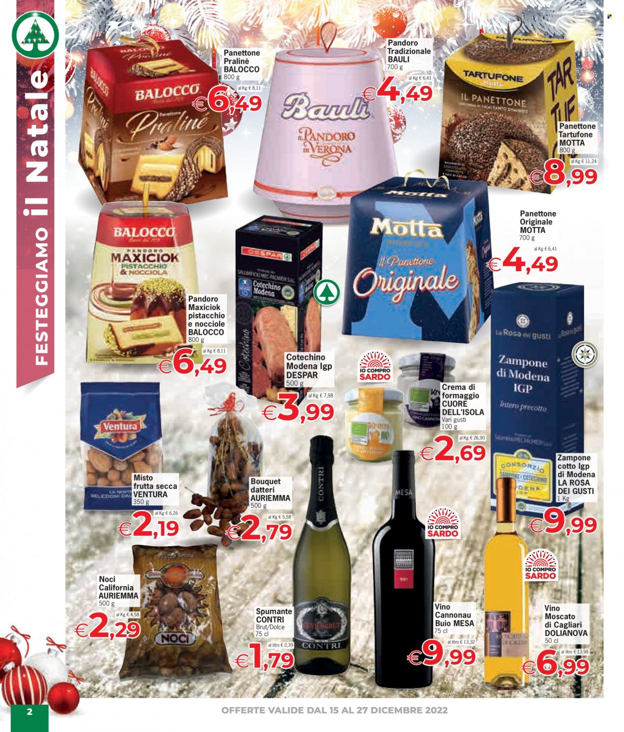 Volantino Despar - 15/12/2022 - 27/12/2022. Pagina 2