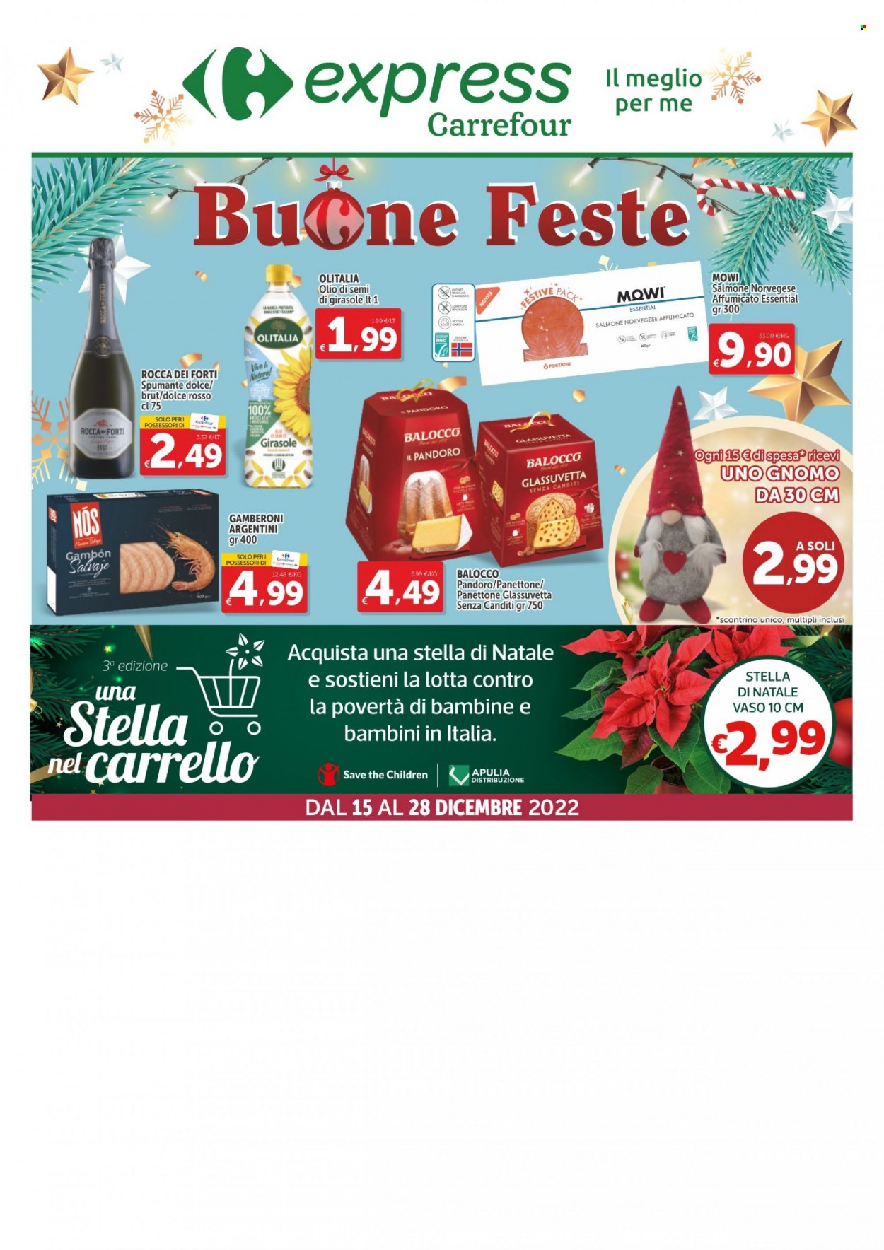 Volantino Carrefour - 15/12/2022 - 28/12/2022. Pagina 1