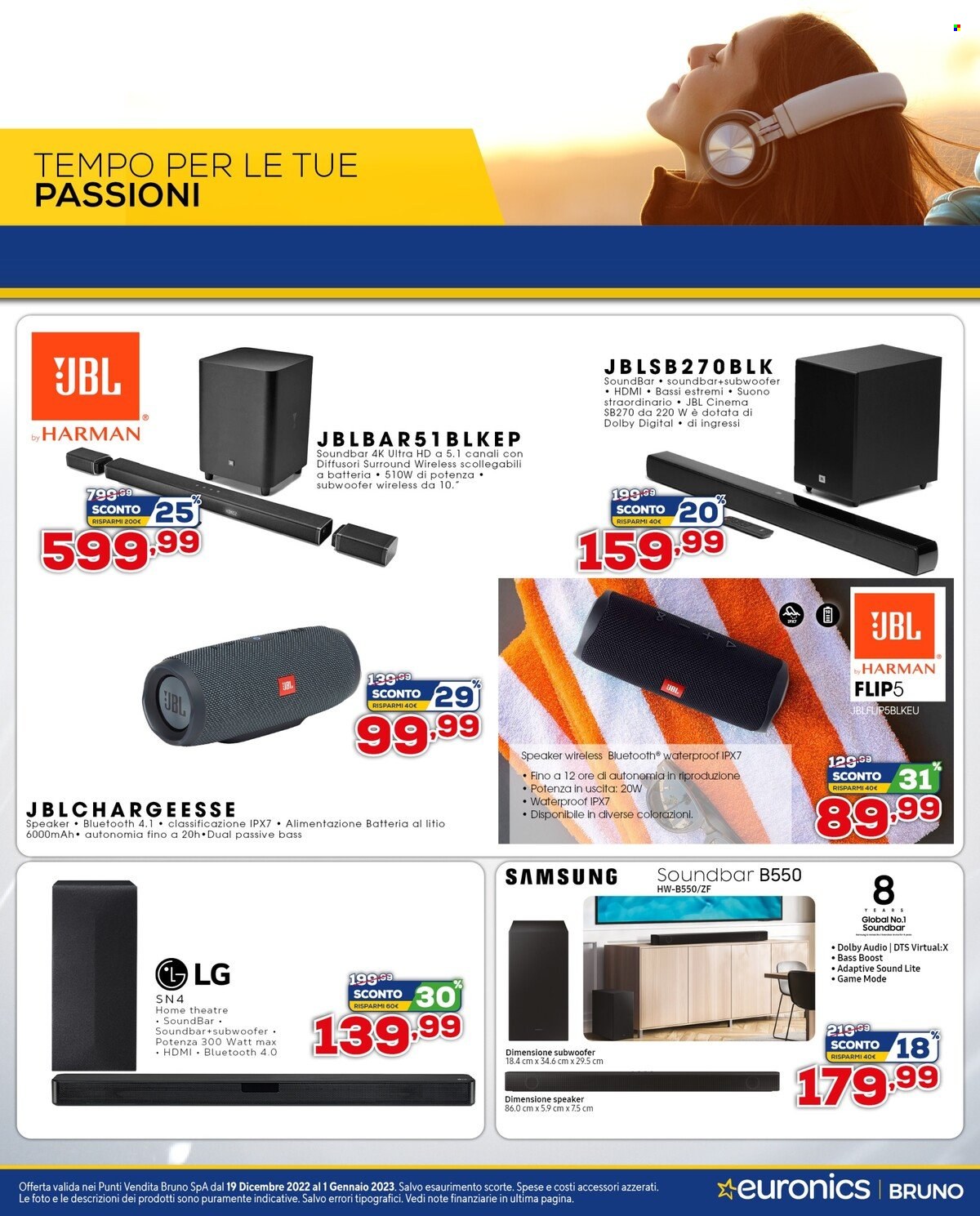 Volantino Euronics - 19/12/2022 - 1/1/2023. Pagina 39
