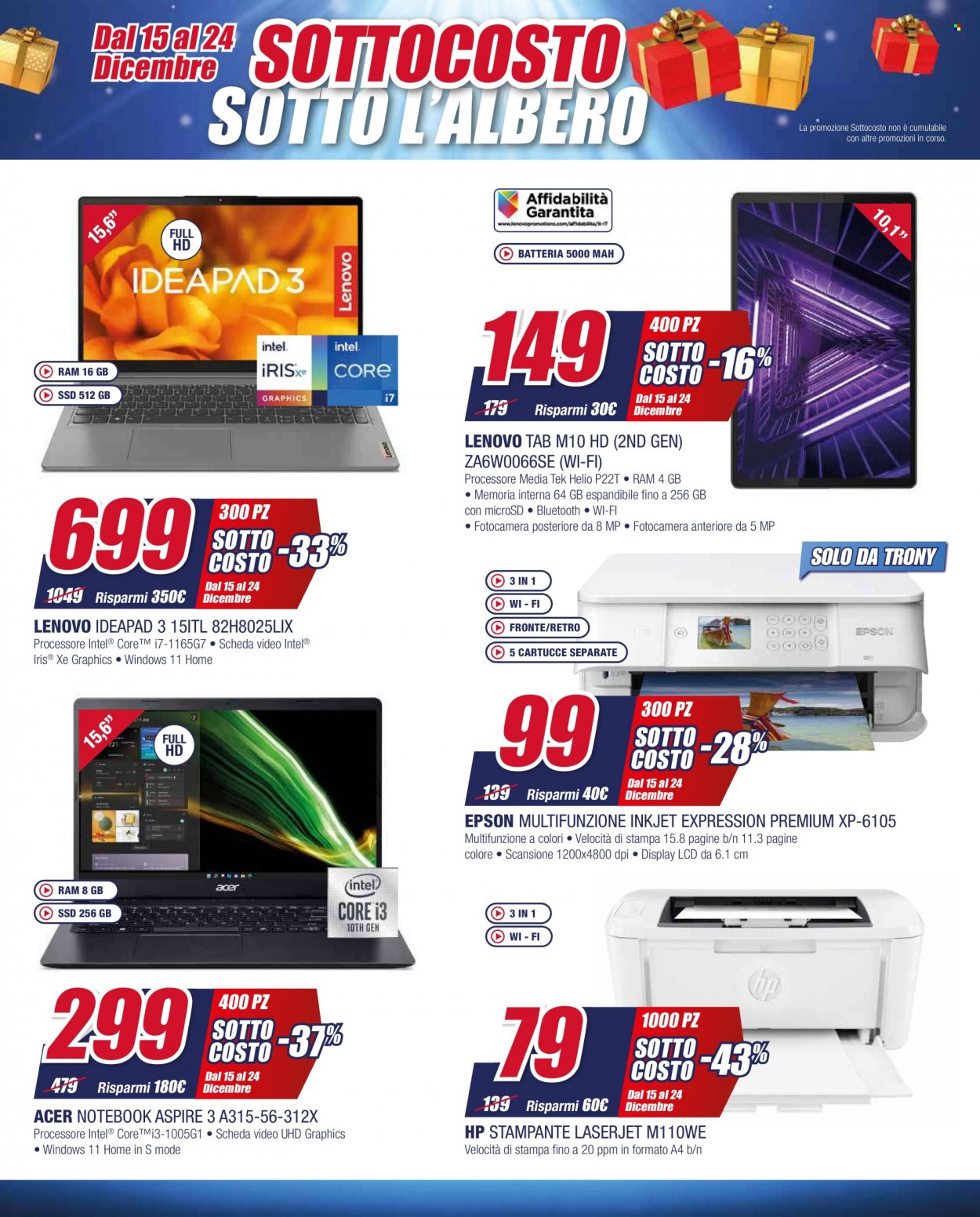 Volantino Trony - 15/12/2022 - 24/12/2022. Pagina 3