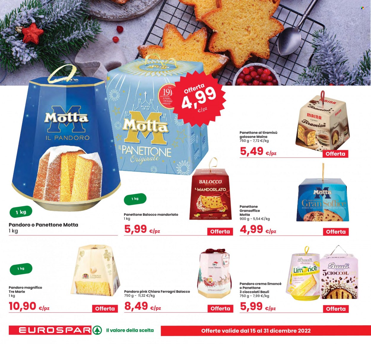 Volantino Eurospar - 15/12/2022 - 31/12/2022. Pagina 16