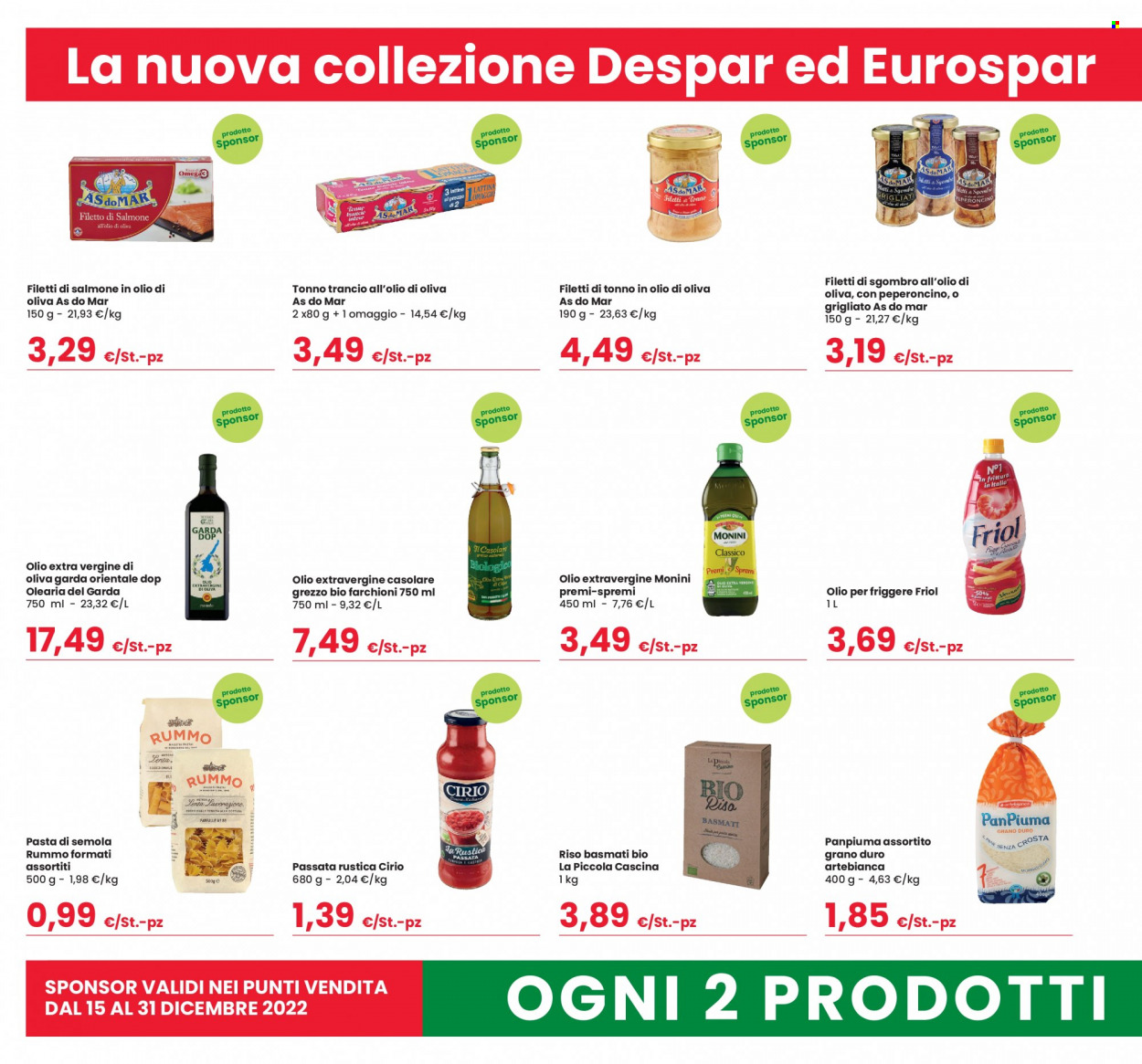 Volantino Eurospar - 15/12/2022 - 31/12/2022. Pagina 6