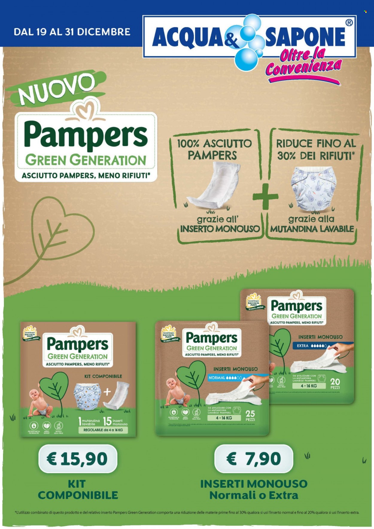 Volantino Acqua & Sapone - 19/12/2022 - 31/12/2022. Pagina 1